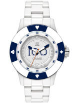Light Time Poker - White / Blue (L147A) Men's Watch