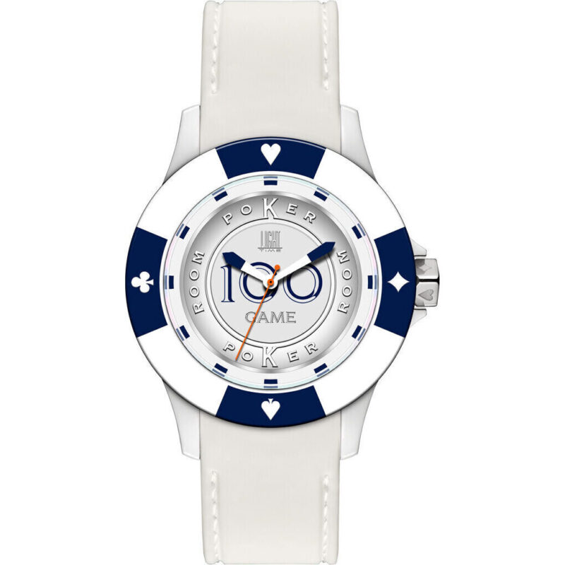 Light Time Poker - White / Blue (L147AS) Men WATCHES Light Time Poker - White / Blue (L147AS) Men WATCHES