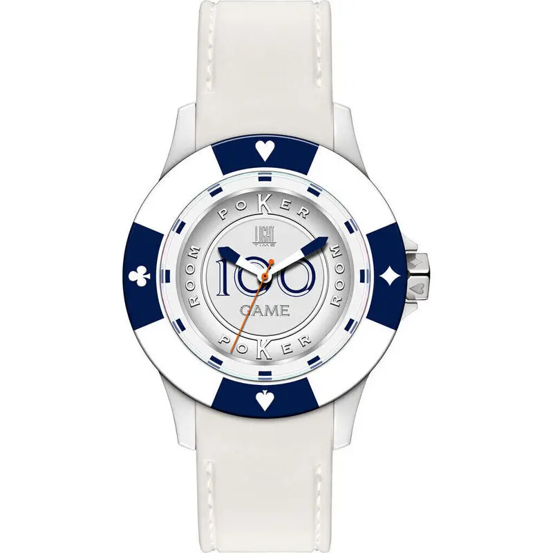 Light Time Poker - White / Blue (L147AS) Men WATCHES
