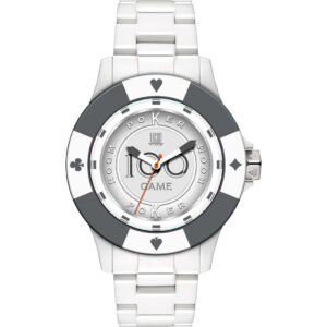 Light Time Poker - White / Grey (L147B) Men WATCHES