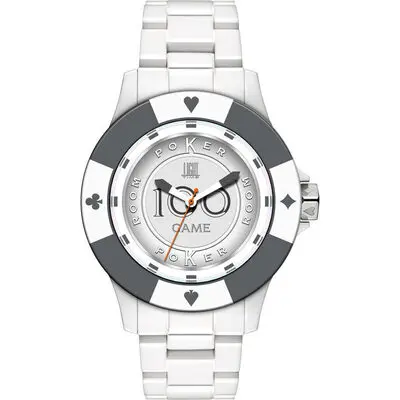 Light Time Poker - White / Grey (L147B) Men WATCHES