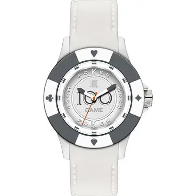 Light Time Poker - White / Grey (L147BS) Men WATCHES