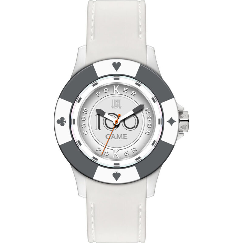 Light Time Poker - White / Grey (L147BS) Men WATCHES