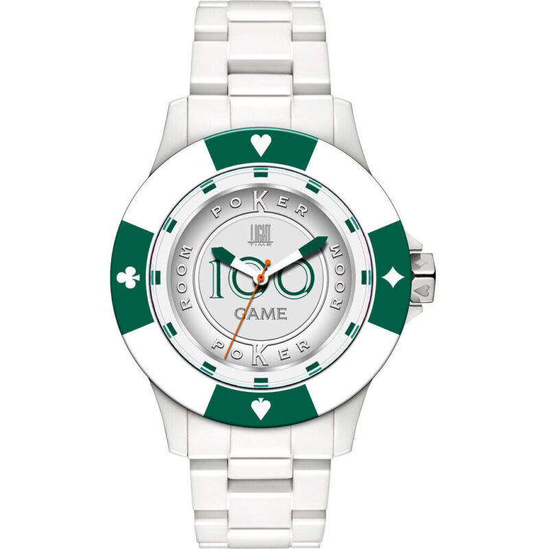 Light Time Poker - White / Green (L147D) Men WATCHES Light Time Poker - White / Green (L147D) Men WATCHES