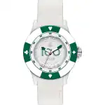 Light Time Poker - White / Green (L147DS) Men WATCHES