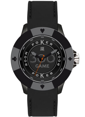 Light Time Poker - All Black (L147ES) Men's Watch