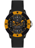 Light Time Poker - Black / Orange (L147GS) Men's Watch