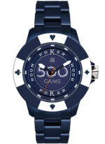 Light Time Poker - Blue / White (L147H) Men's Watch