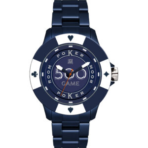 Light Time Poker - Blue / White (L147H) Men WATCHES