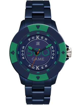 Light Time Poker - Blue / Green (L147L) Men's Watch