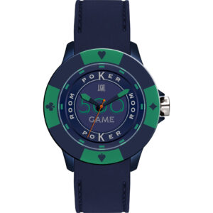Light Time Poker - Blue / Green (L147LS) Men WATCHES