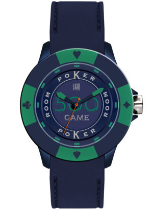 Light Time Poker - Blue / Green (L147LS) Men's Watch