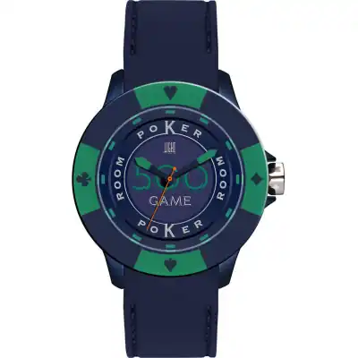 Light Time Poker - Blue / Green (L147LS) Men WATCHES