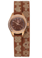 Light Time Rococo - Brown Strass (L163E) Women's Watch