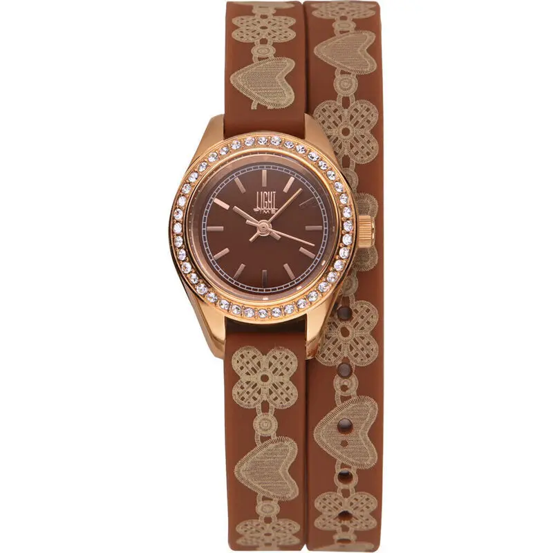 Light Time Rococo - Brown Strass (L163E) Women WATCHES