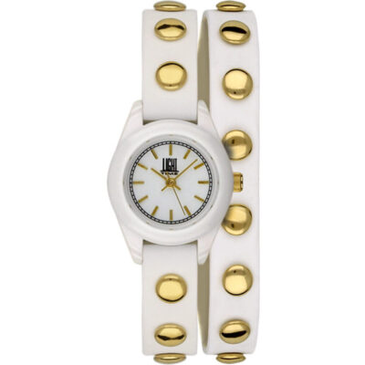 Light Time Punk - White / Gold (L169BG) Women WATCHES