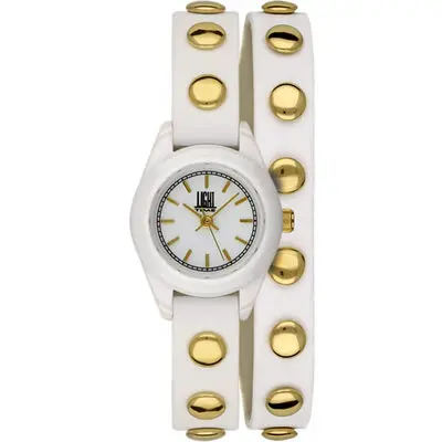 Light Time Punk - White / Gold (L169BG) Women WATCHES