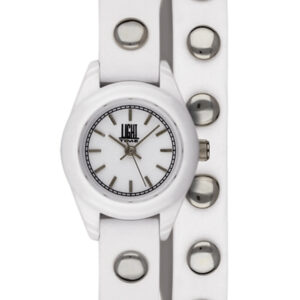 Light Time Punk - White - Silver (L169BI) Women WATCHES