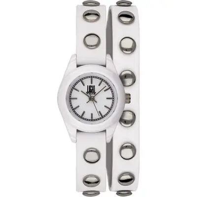 Light Time Punk - White - Silver (L169BI) Women WATCHES