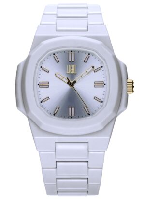 Light Time Velvet Nautilus - White (L511-BI) Men's Watch