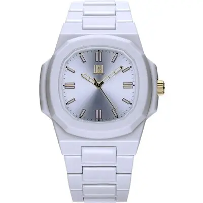 Light Time Velvet Nautilus - White (L511-BI) Men WATCHES