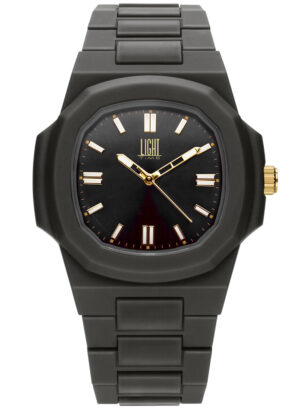 Light Time Velvet Nautilus - Black (L511-NE) Men's Watch
