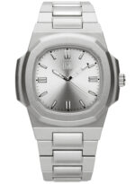 Light Time Velvet Nautilus - Silver (L511-SIL) Men's Watch