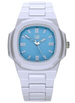 Light Time Velvet Nautilus - Light Blue (L511-SIL-AZ) Men's Watch