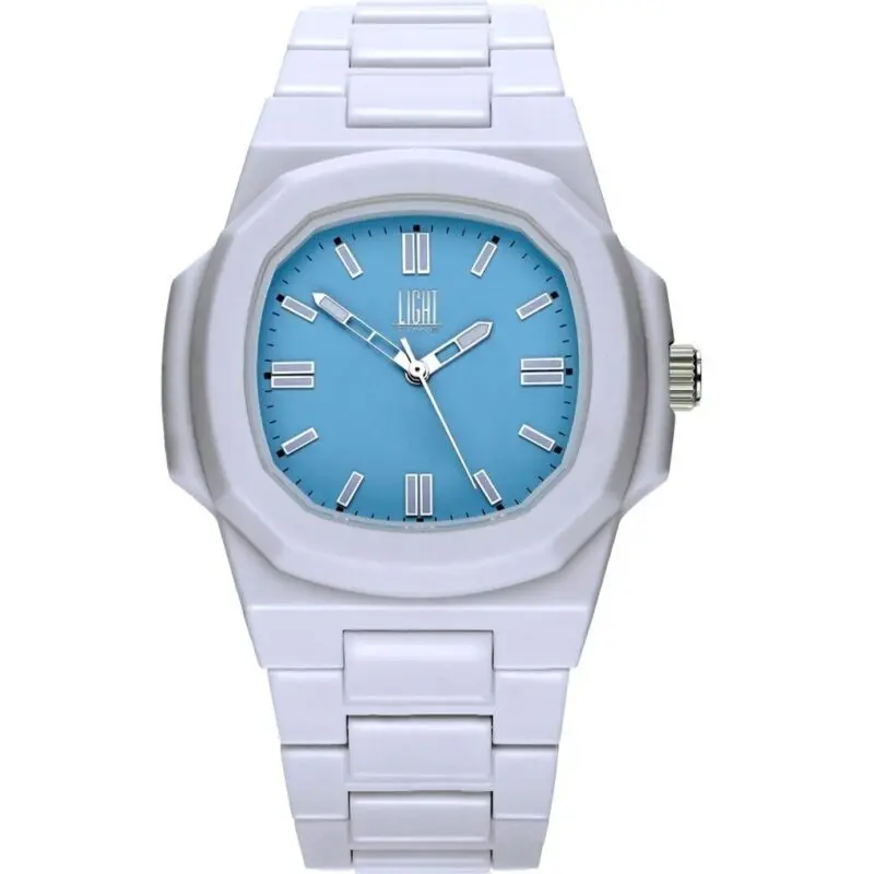 Light Time Velvet Nautilus - Light Blue (L511-SIL-AZ) Men WATCHES
