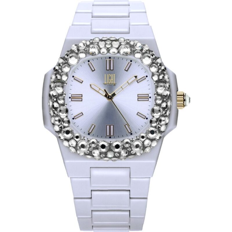 Light Time Velvet Nautilus - White Clear Strass (L512-BI-1) Women WATCHES Light Time Velvet Nautilus - White Clear Strass (L512-BI-1) Women WATCHES