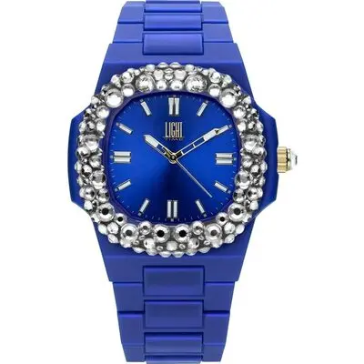Light Time Velvet Nautilus - Blue Clear Strass (L512-BL-1) Women WATCHES