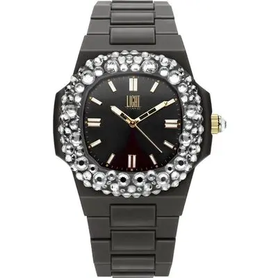 Light Time Velvet Nautilus - Black Clear Strass (L512-NE-1) Women WATCHES