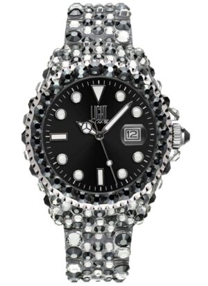 Light Time Mediterraneo - Full Strass / Black (L602C) Women's Watch