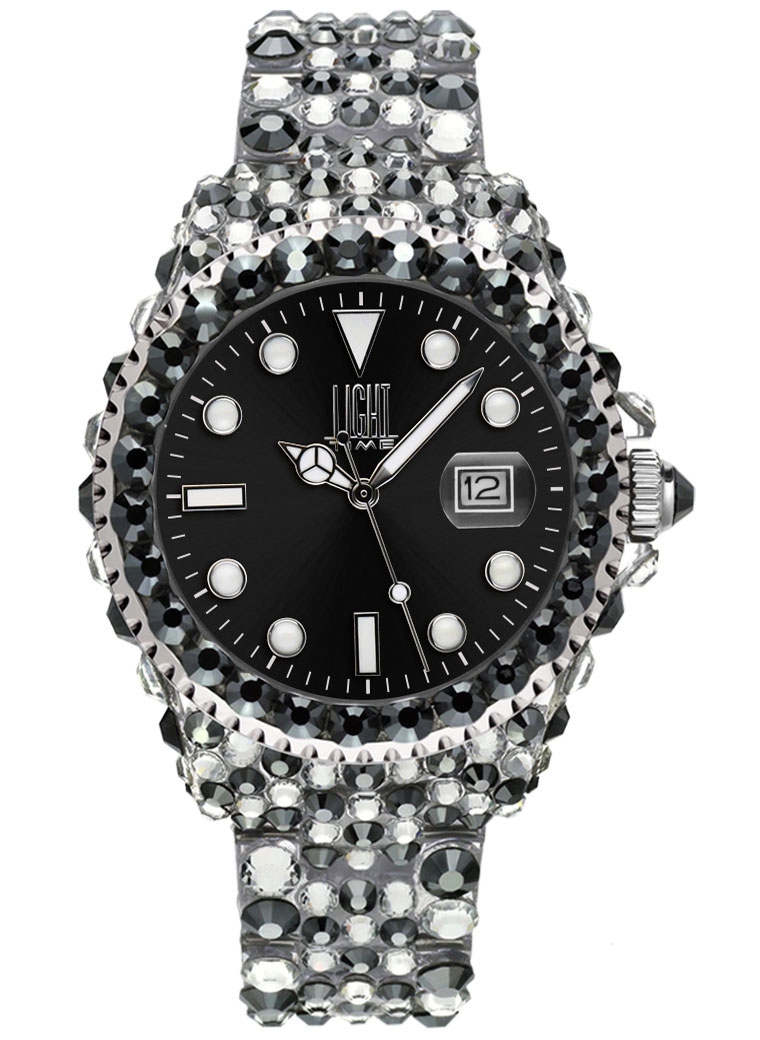 Light Time Mediterraneo - Full Strass / Black (L602C) Women's Watch