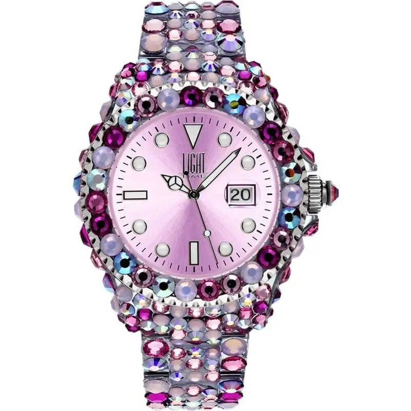 Light Time Mediterraneo - Full Strass / Pink (L602F) Women WATCHES