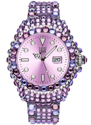 Light Time Mediterraneo - Full Strass / Pink (L602G) Women's Watch