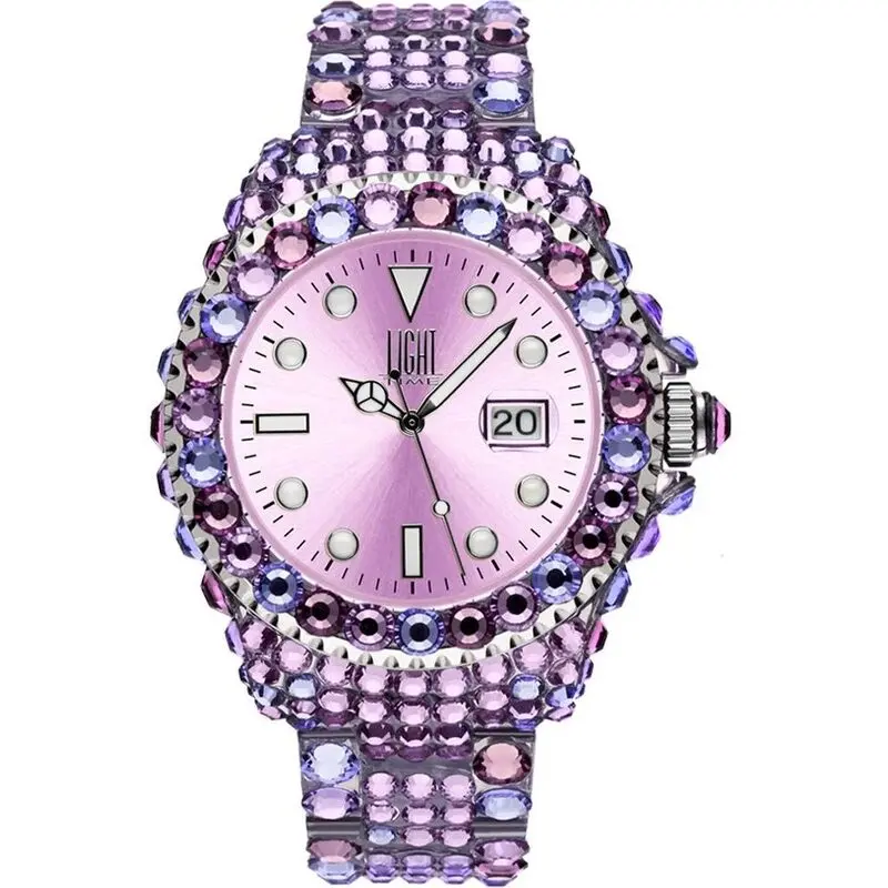 Light Time Mediterraneo - Full Strass / Pink (L602G) Women WATCHES