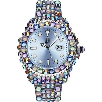 Light Time Mediterraneo - Full Strass / Light Blue (L602H) Women WATCHES