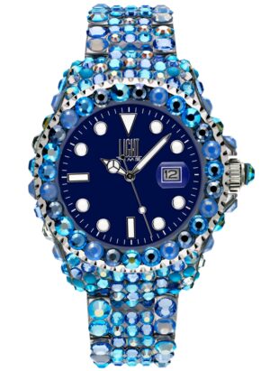 Light Time Mediterraneo - Full Strass / Blue (L602I) Women's Watch