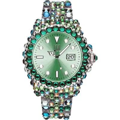 Light Time Mediterraneo - Full Strass / Green (L602M) Women WATCHES