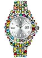 Light Time Mediterraneo - Full Strass / Silver (L602N) Women's Watch