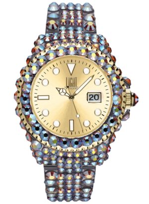 Light Time Mediterraneo - Full Strass / Gold (L602O) Women's Watch
