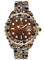 Light Time Mediterraneo - Full Strass / Brown (L602Z) Women's Watch