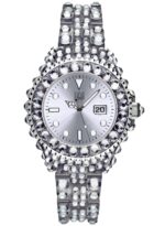 Light Time Mediterraneo - Full Strass / Silver (L603A) Women's Watch