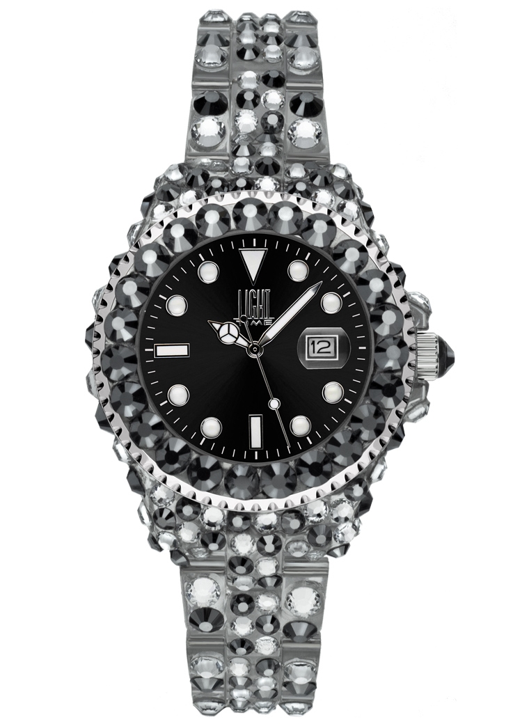Light Time Mediterraneo - Full Strass / Black (L603C) Women's Watch