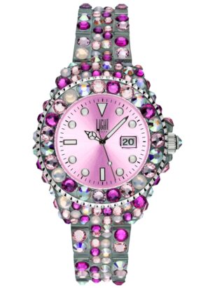 Light Time Mediterraneo - Full Strass / Pink (L603F) Women's Watch