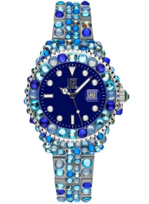 Light Time Mediterraneo - Full Strass / Blue (L603I) Women's Watch