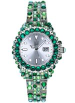 Light Time Mediterraneo - Full Strass / Green (L603M) Women's Watch