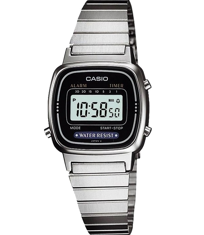 Casio Vintage Iconic Mini Steel - Black (LA-670WA-1DF) Women's Watch