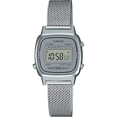 Casio Vintage Iconic Mini Steel - Silver Mesh (LA-670WEM-7DF) Women WATCHES